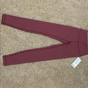 High rise lululemon wunder under HR tights 31”